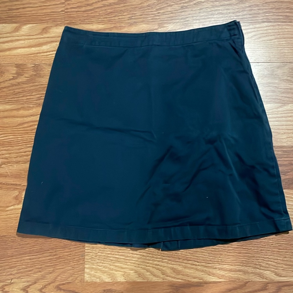 navy school uniform skort